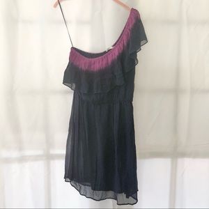 Willow & Clay One Shoulder Mini Dress